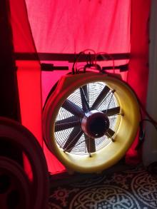 blower door test