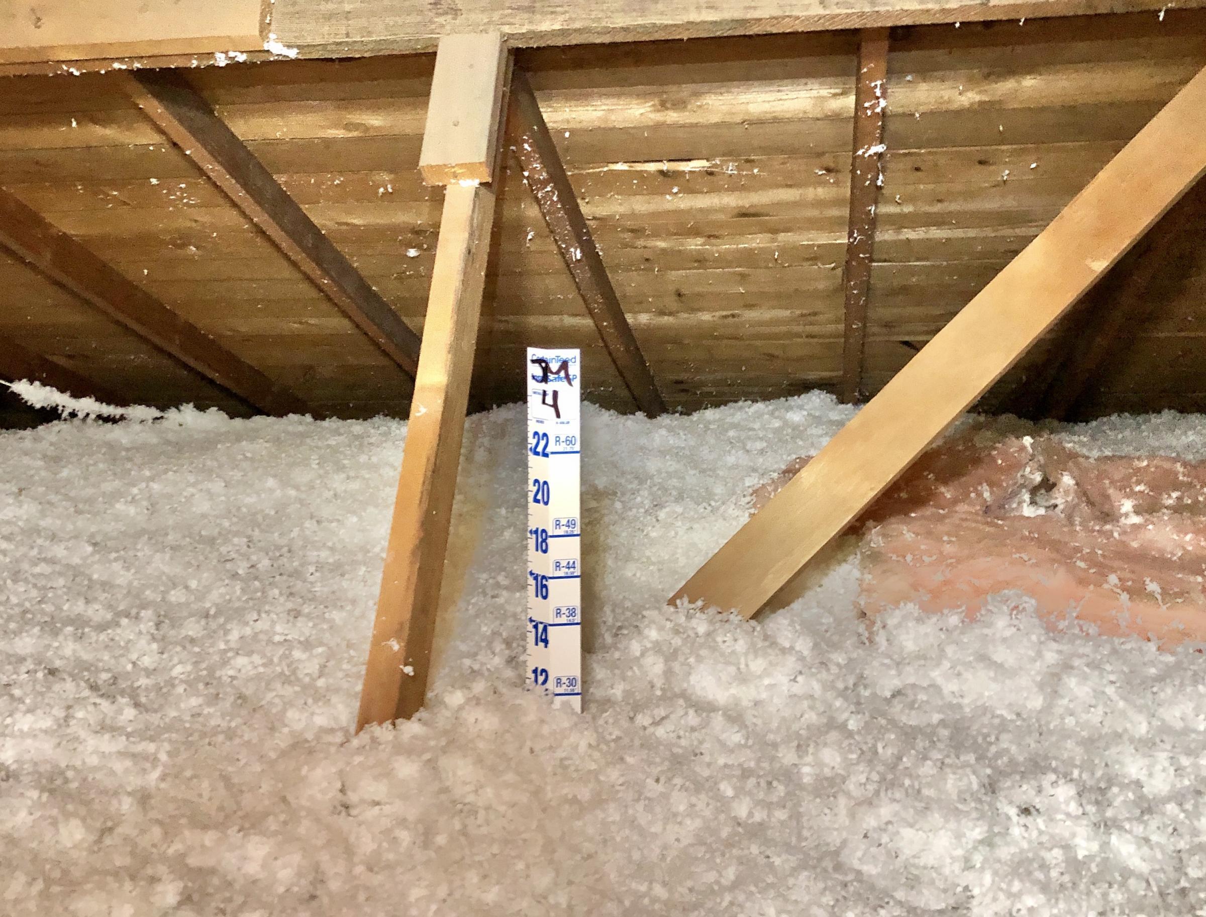 Attic Insulation Chart